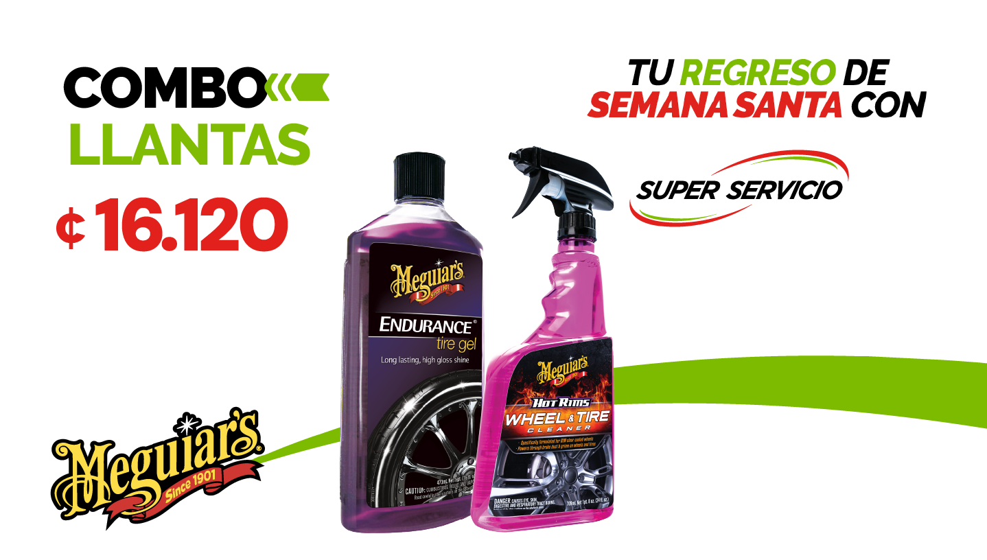 Combo llantas Meguiar´s imagen